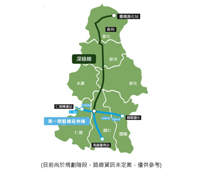 深綠線區域